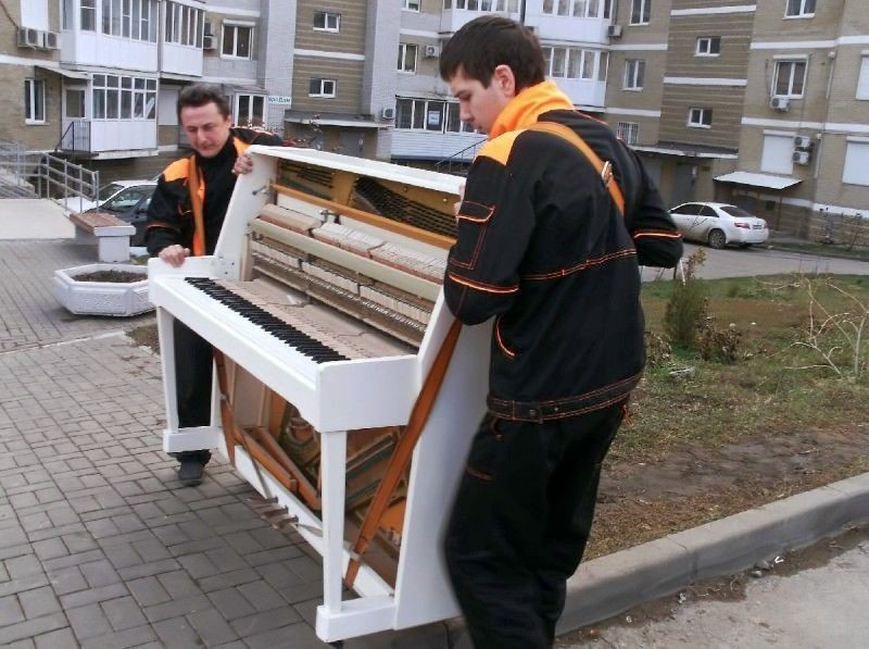 Перевозка пианино и рояля в Городце — цена от 810 руб., грузчики, упаковка — Мастер24